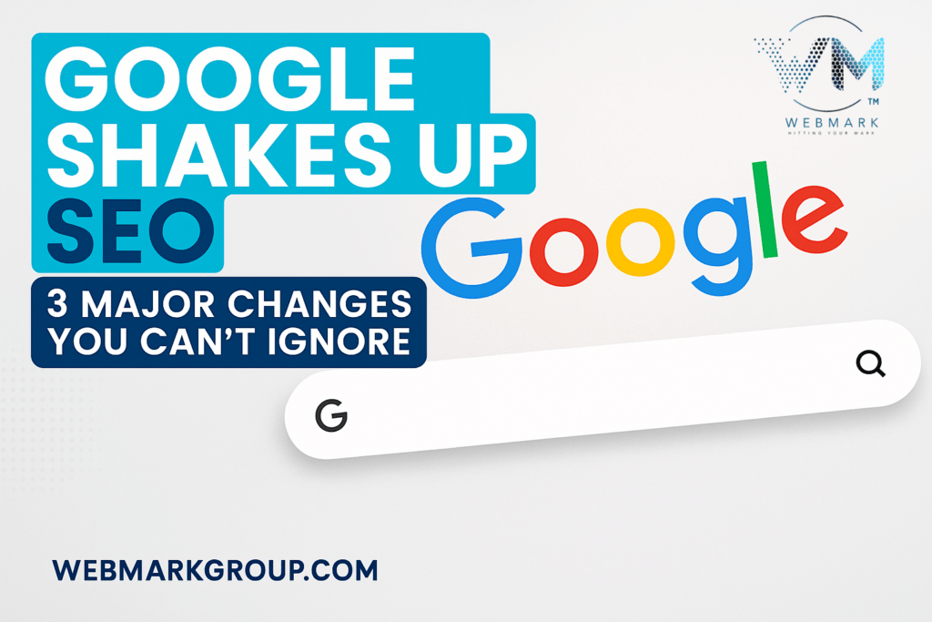 Google Shakes Up SEO, 3 Major Changes You Can't Ignore